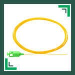Fiber Pigtail Single Mode SC-APC Connector LSZH 1m