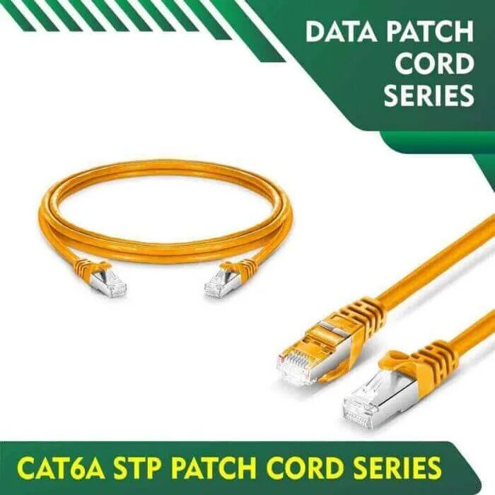 cat6a 23awg bc stp patch cord series 0.15 meter
